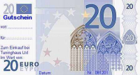 Warengutschein  20 Euro