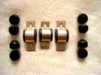 Polyurethan Stabilisator-Buchsen universal Set für Probe 2 Serie, V: 25,4mm H: 12mm