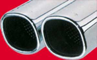 Endschalldämpfer mit TwinER 92x78 mm für Ford Probe GT Typ T22 108 kW bis 93