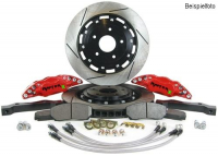 RaptorX-treme 4-Kolben Big Brake 4 Big Boy für Ford Fiesta Mk.6, 2-teilige 335x32mm Bremsscheiben, genutet, min. Felgendurchmesser 17 Zoll
