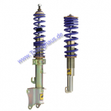 KAW Fahrwerks-Profi-Kit Tieferlegung für Fiesta JBS/JAS, ca. 65mm, Höhenverstellung VA & HA