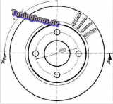 Bremsscheibe, 239mm