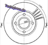 Bremsscheibe, 258mm