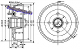 Bremstrommel, 203mm