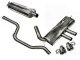 Focus ST MK3 Auspuffanlage Resonanztyp (mit TÜV) ab Katalysator, Milltek