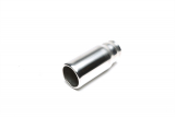Endrohr Edelstahl universal 60mm rund / gebördelt