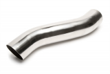 Endrohr Edelstahl universal 60mm S-Form gebogen rund / scharf