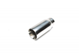 Endrohr Edelstahl universal 76mm rund / glatt